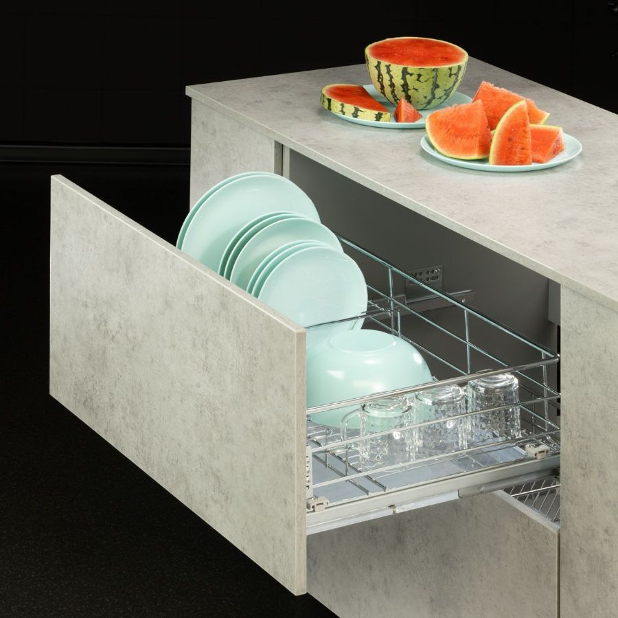 фото Посудосушитель в нижнюю базу 800 мм с доводчиком