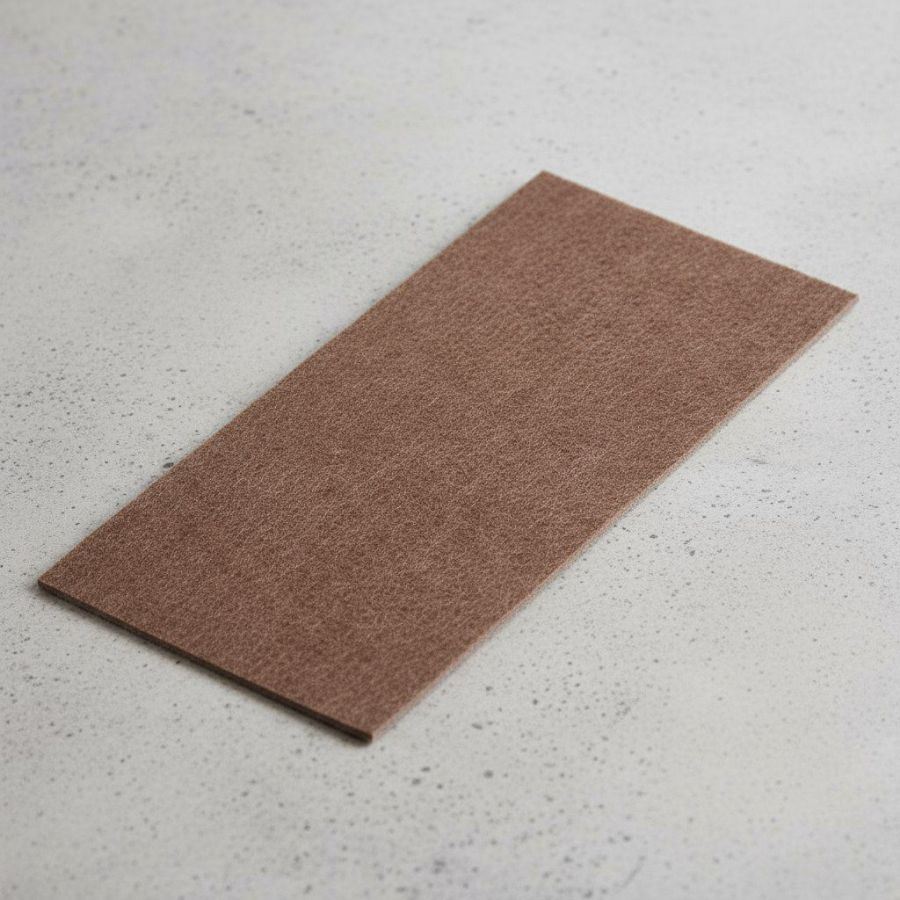 фото Подпятник войлочный 12х24 см (1 шт) WEISS-A1224 цвет коричневый Турция