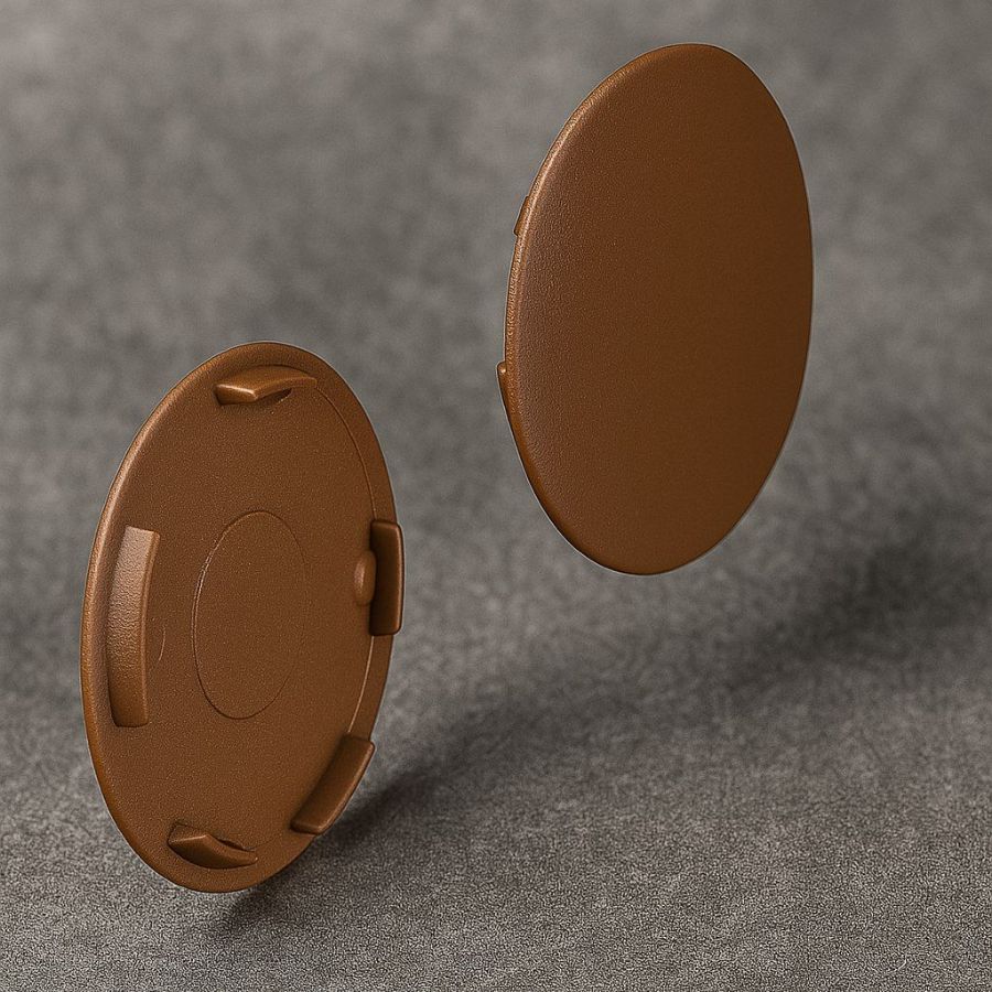 фото Заглушка d=10 810.15.04.10.12 для скрытой подвески 818, коричневая, CAMAR