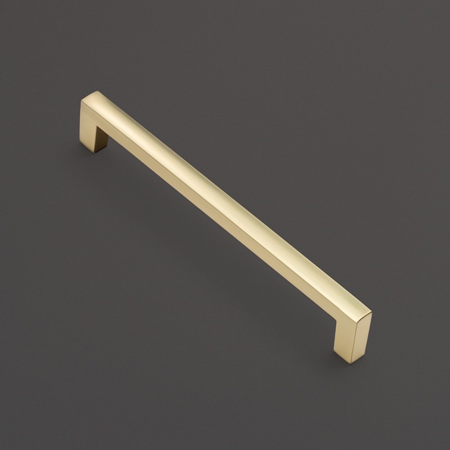 фото Ручка-скоба ТЕРРА, 160 мм, золото браш