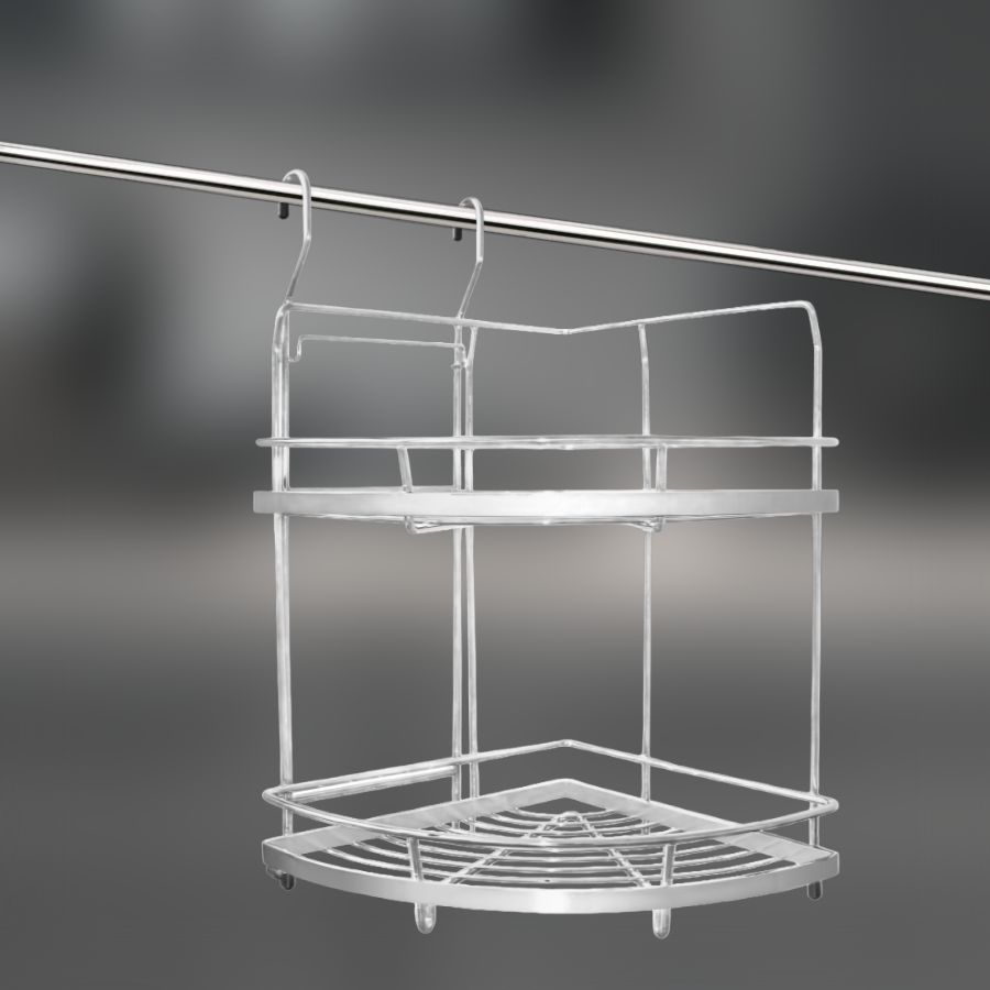 фото Полка угловая двойная CWJ201F-2 ALBA 230x240x400мм