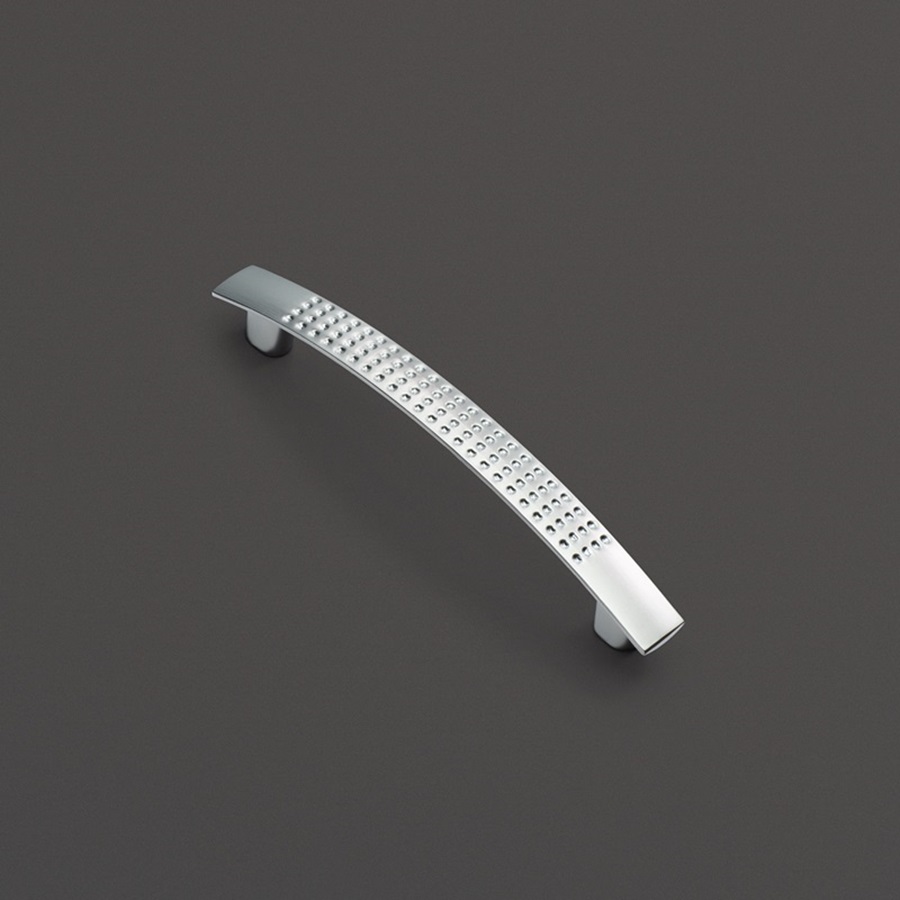 фото Ручка-скоба АЛЬНАИР, 96 мм, хром матовый