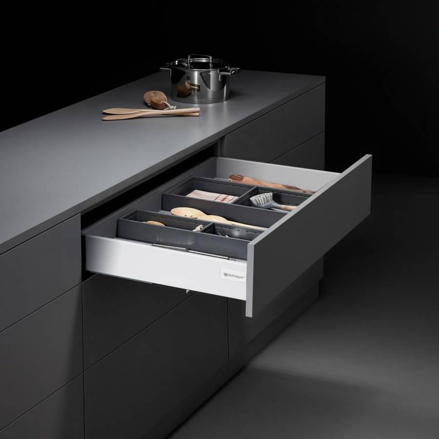 фото Комплект выдвижного ящика Unihopper Magic Box, 80*450 мм, с доводчиком, белый