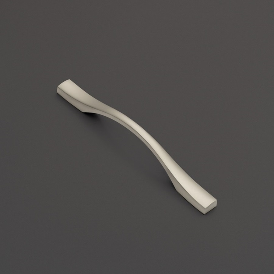 фото Ручка-скоба КАССИО, 128 мм, никель матовый