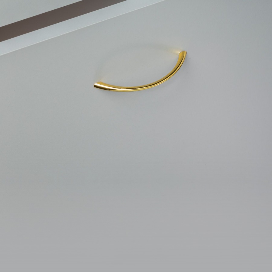 фото Ручка-скоба АРЕС, 96 мм, золото