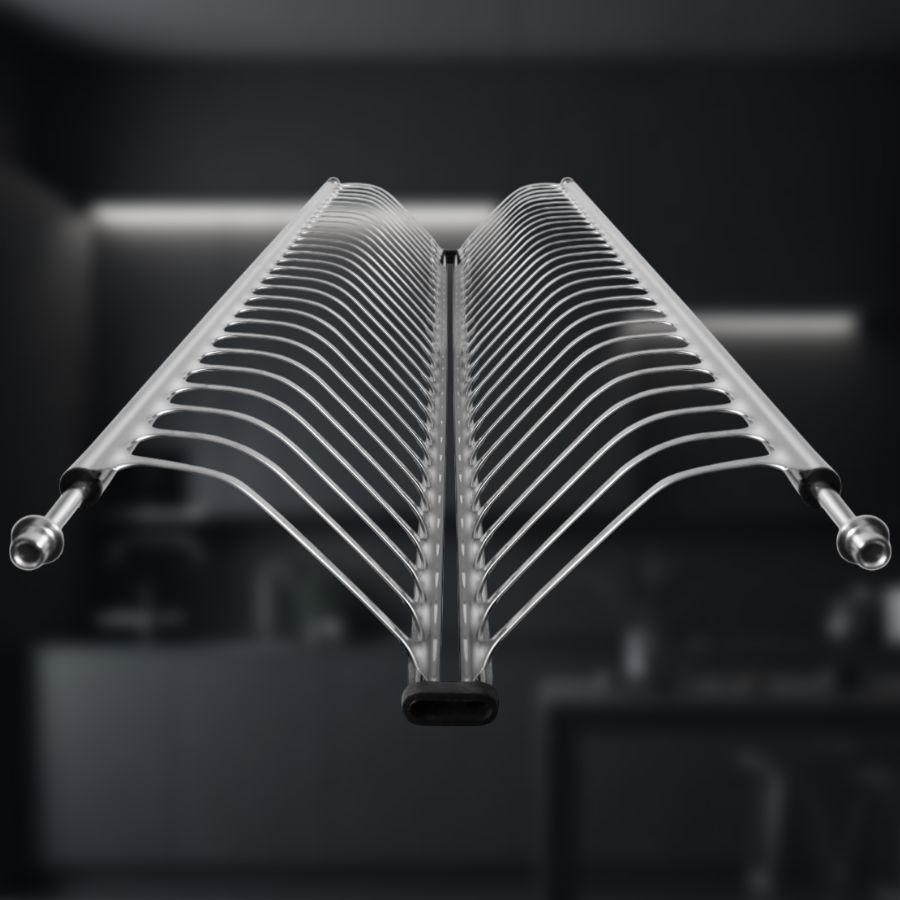 фото Посудосушитель из нержавеющей стали в шкаф 800 мм