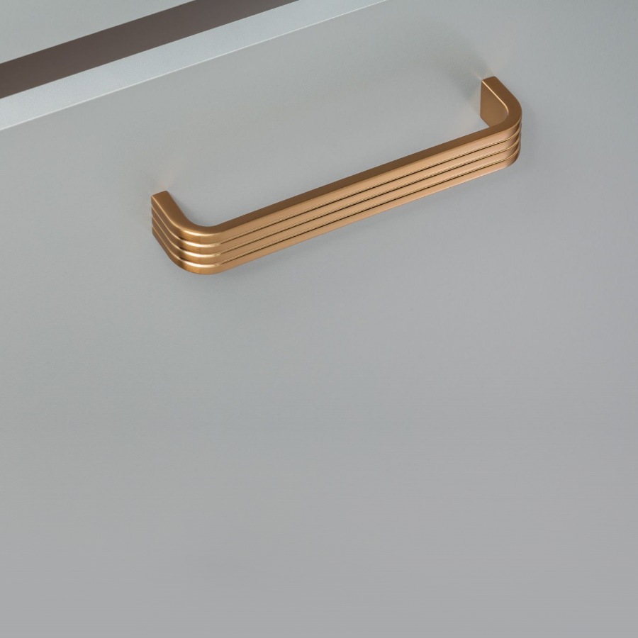 фото Ручка-скоба САРГАС, 160 мм, бронза полированная