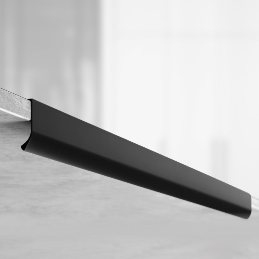 фото Ручка-скоба ТИТАН, 704/800 мм, черный матовый