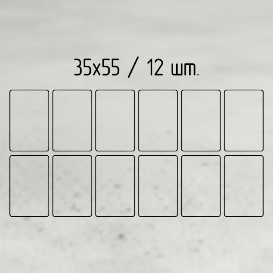 фото Подпятник войлочный 3,5x5,5 см (12 шт на листе) WEISS-A3555, цвет коричневый, Турция