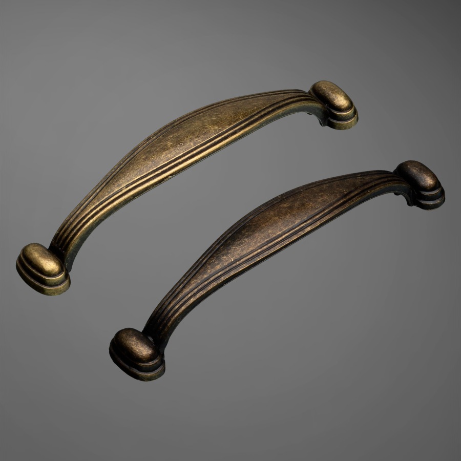 фото Ручка-скоба ЮНОНА, 96 мм, бронза светлая