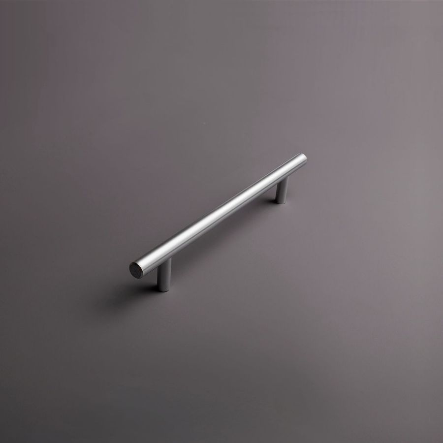 фото Ручка-рейлинг D=10 128/178, хром матовый