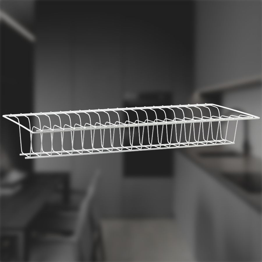 фото Посудосушитель белый в шкаф 600 мм