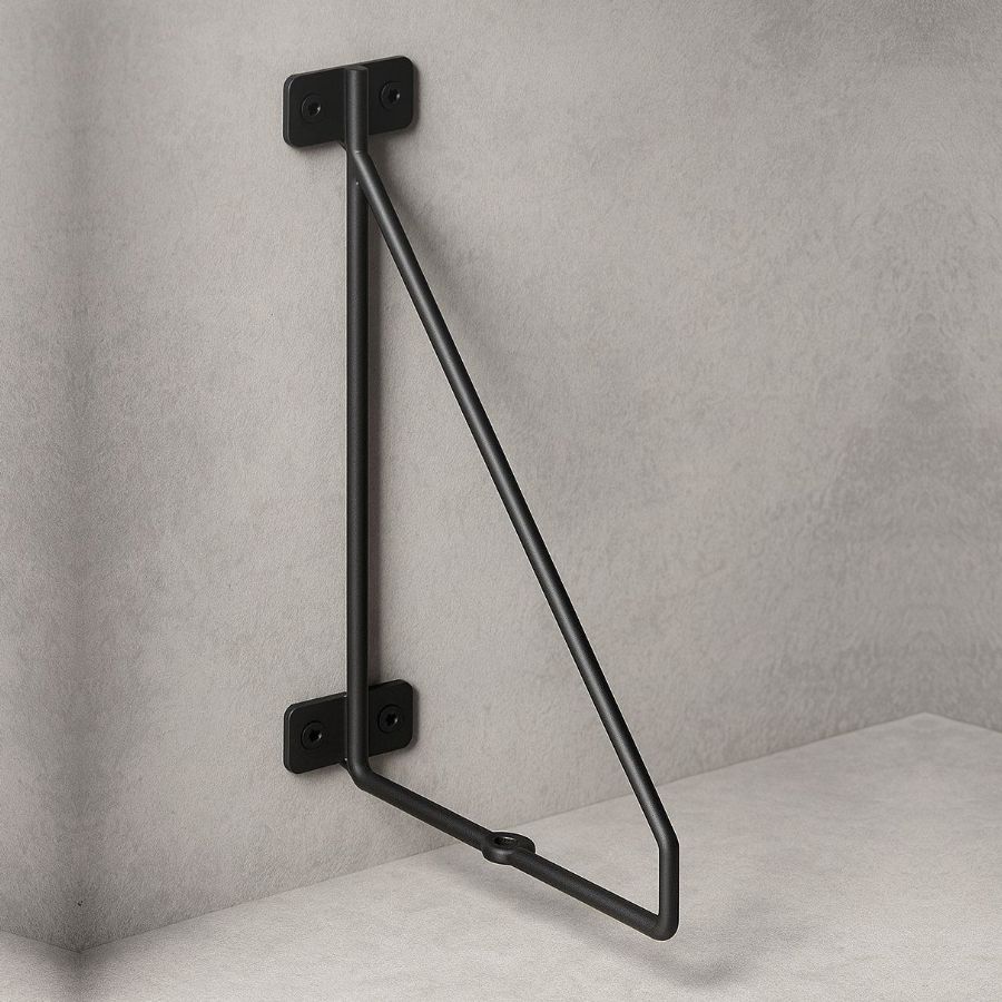 фото  Полкодержатель LOFT-4 (209*166), черный (20 кг)