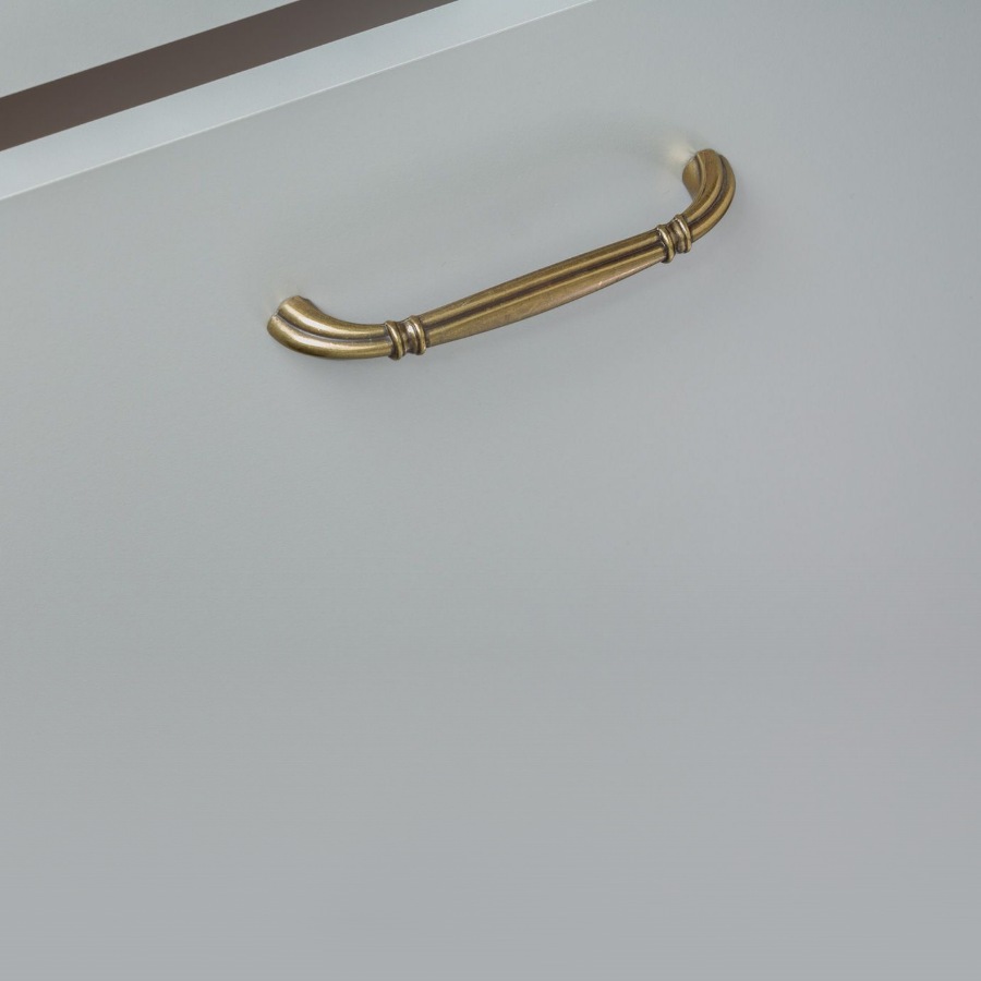 фото Ручка-скоба МЕИССА, 128 мм, бронза античная