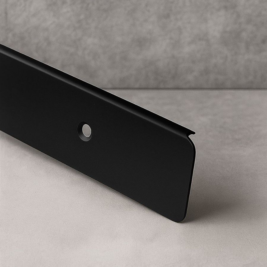 фото  Планка для столешниц "Союз" 28мм 1518/R3 600мм торцевая универсальная черная