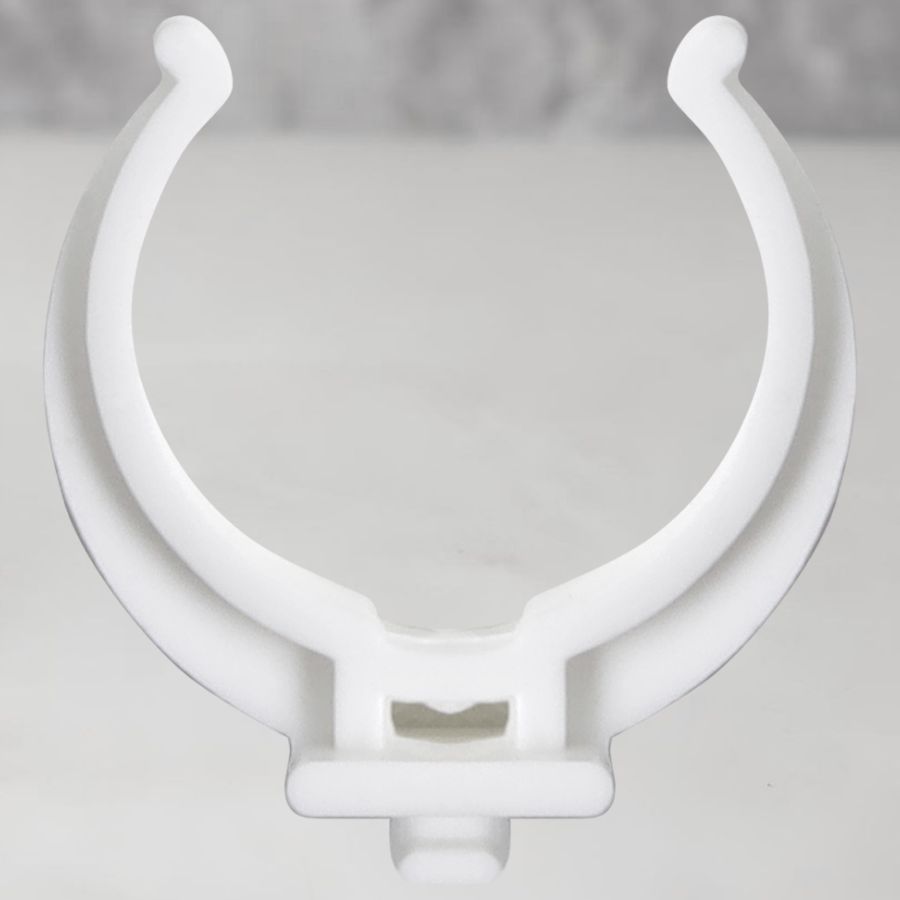 фото Клипса универсальная белая (для кухонной опоры под саморез)