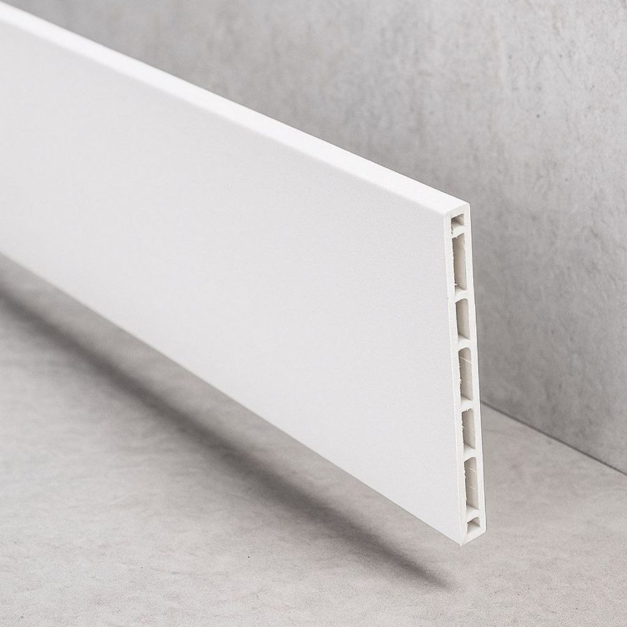 фото Профиль разделительный для организации кухонного ящика белый 60 мм х 2 м