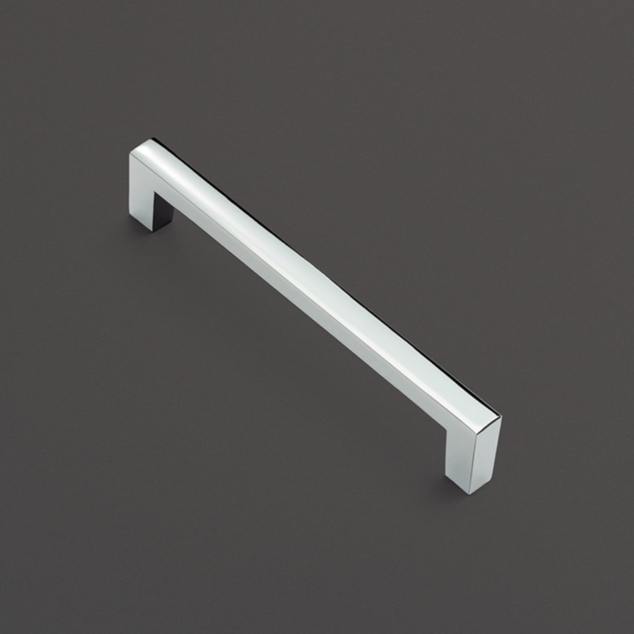 фото Ручка-скоба ТЕРРА, 128 мм, хром глянцевый