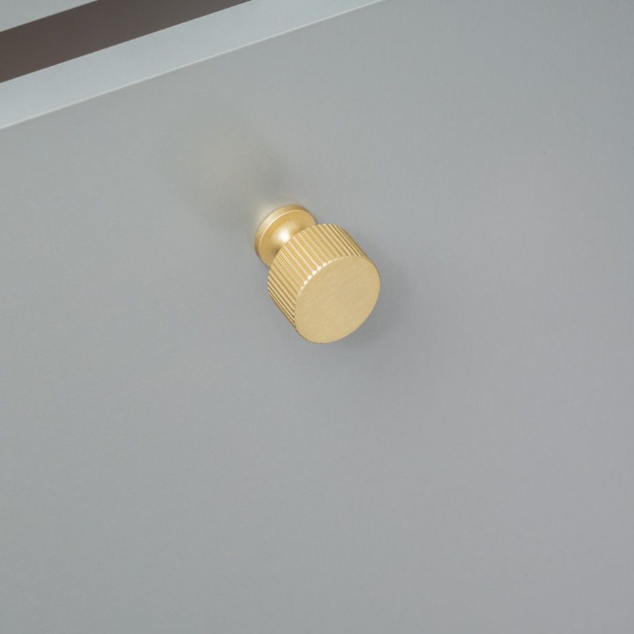 фото Ручка-кнопка АСТРЕЯ, золото браш