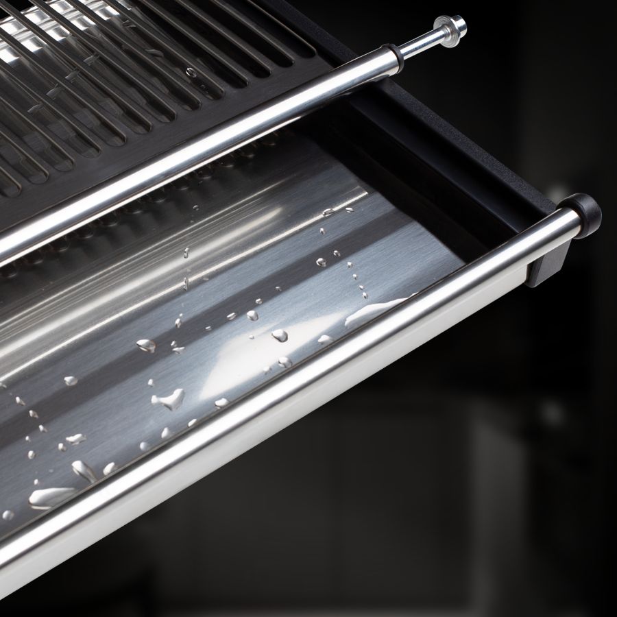 фото Посудосушитель одноуровневый из нержавеющей стали в шкаф 500 мм