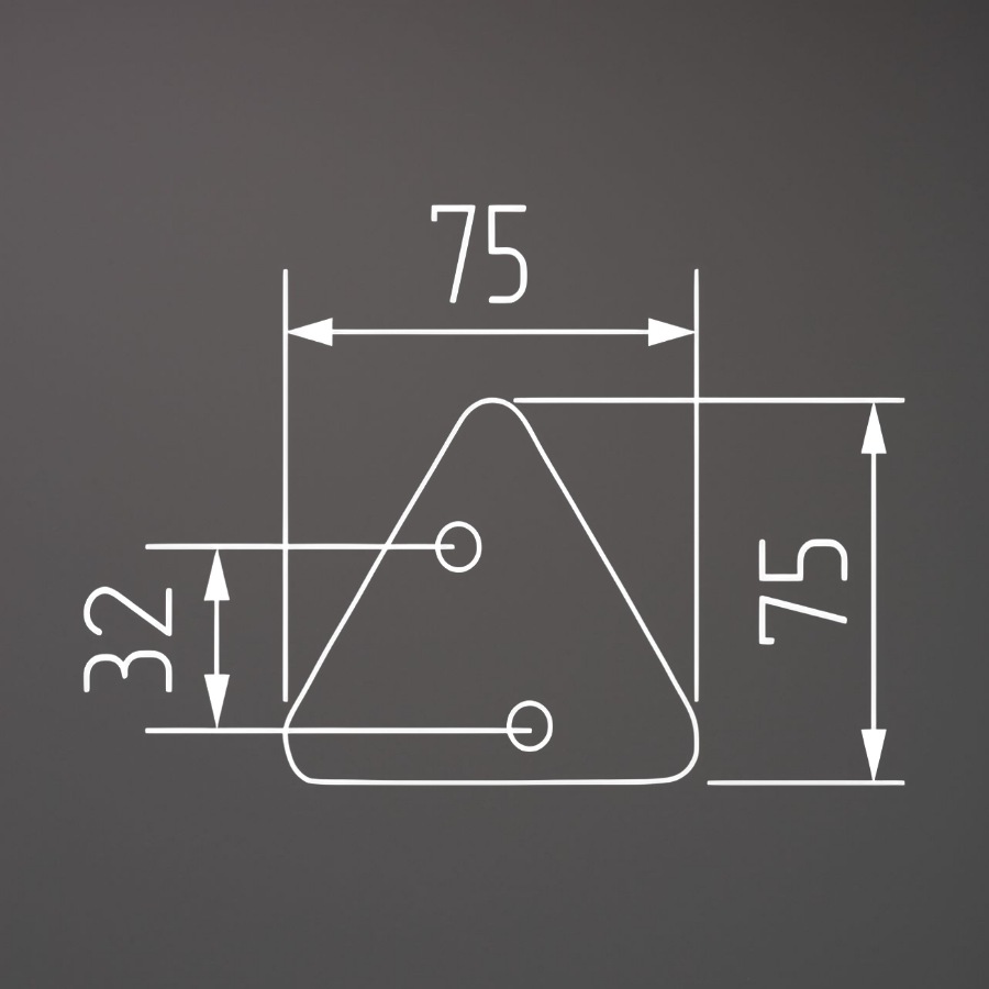 фото Ручка-кнопка ЛИЛО, белый