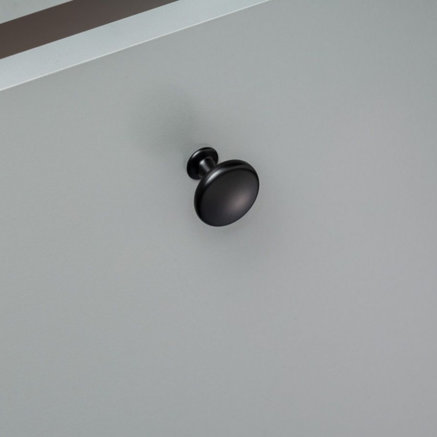 фото Ручка-кнопка КАССИО, черный матовый