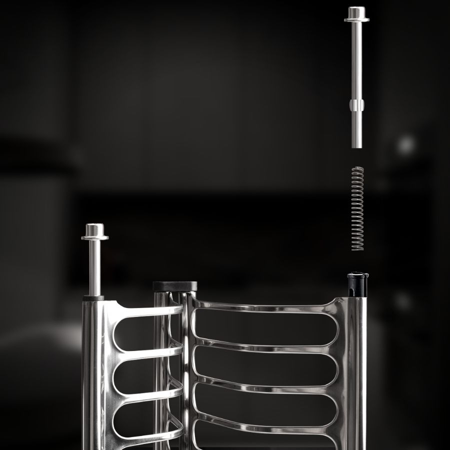 фото Посудосушитель одноуровневый из нержавеющей стали в шкаф 800 мм