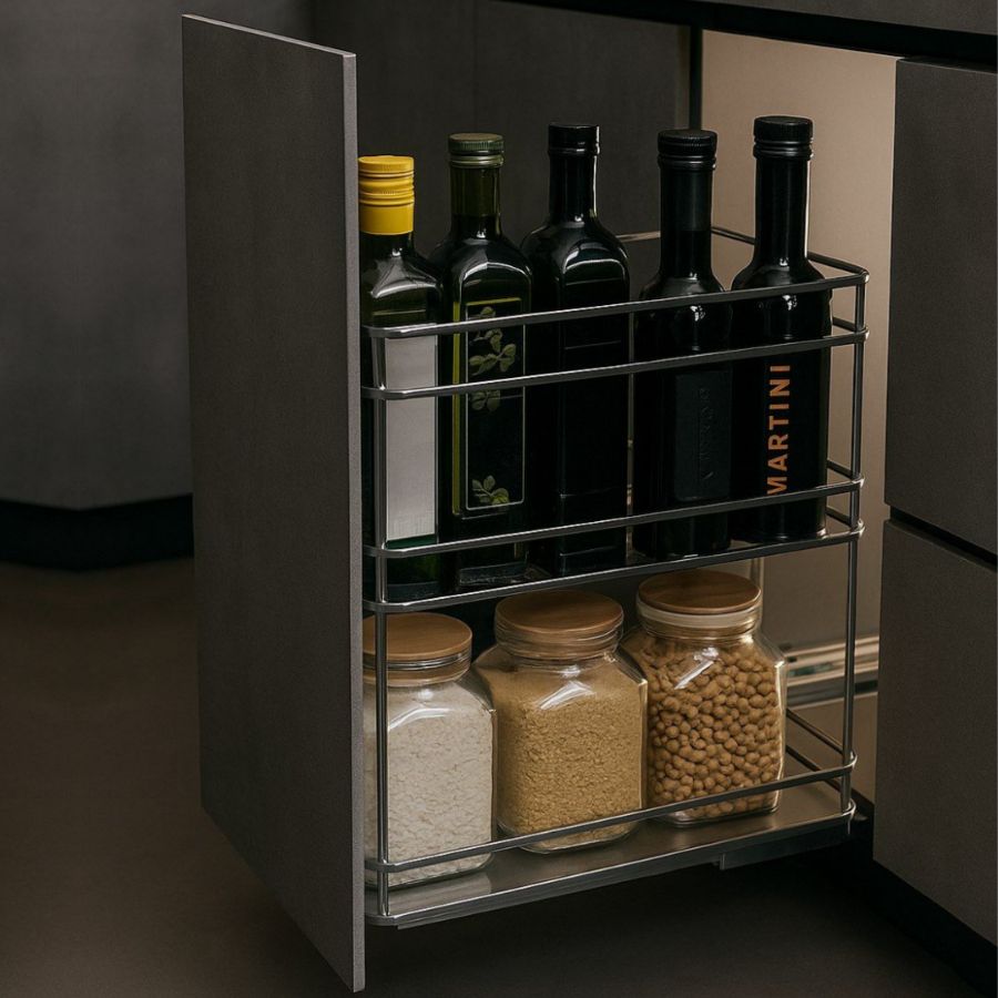 Выдвижные корзины для кухни