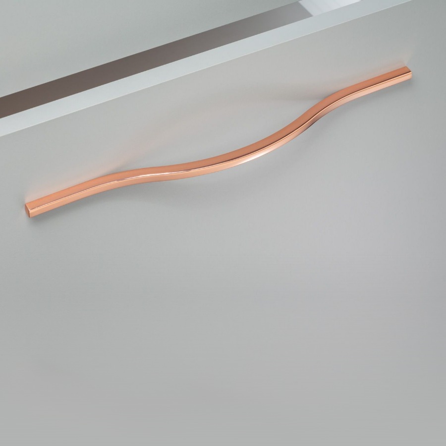 фото Ручка-скоба, 288 мм, золото розовое