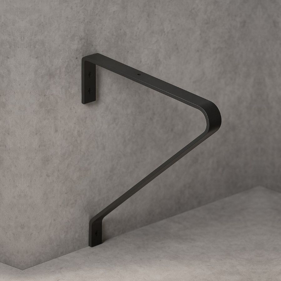 фото Полкодержатель LOFT-3 (250*220), черный (30 кг)