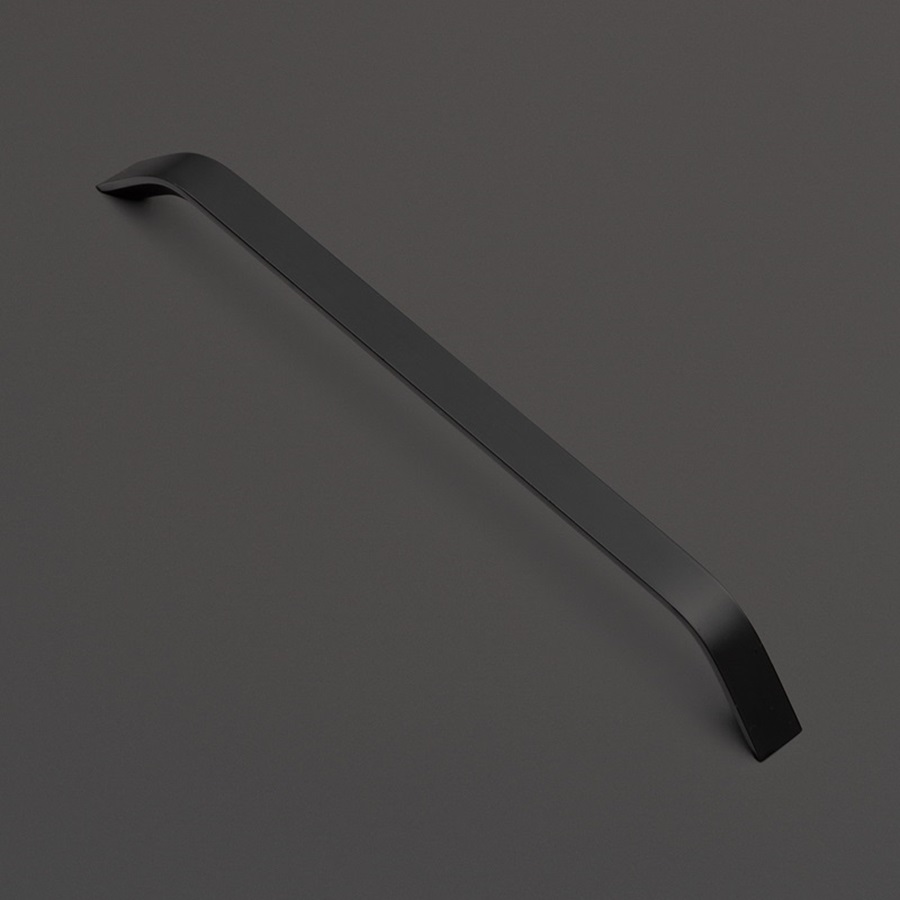 фото Ручка-скоба ДИОНИС, 224 мм, черный матовый