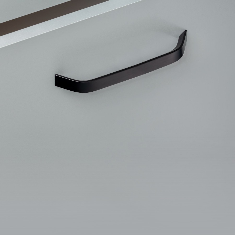 фото Ручка-скоба ДИОНИС, 160 мм, черный матовый