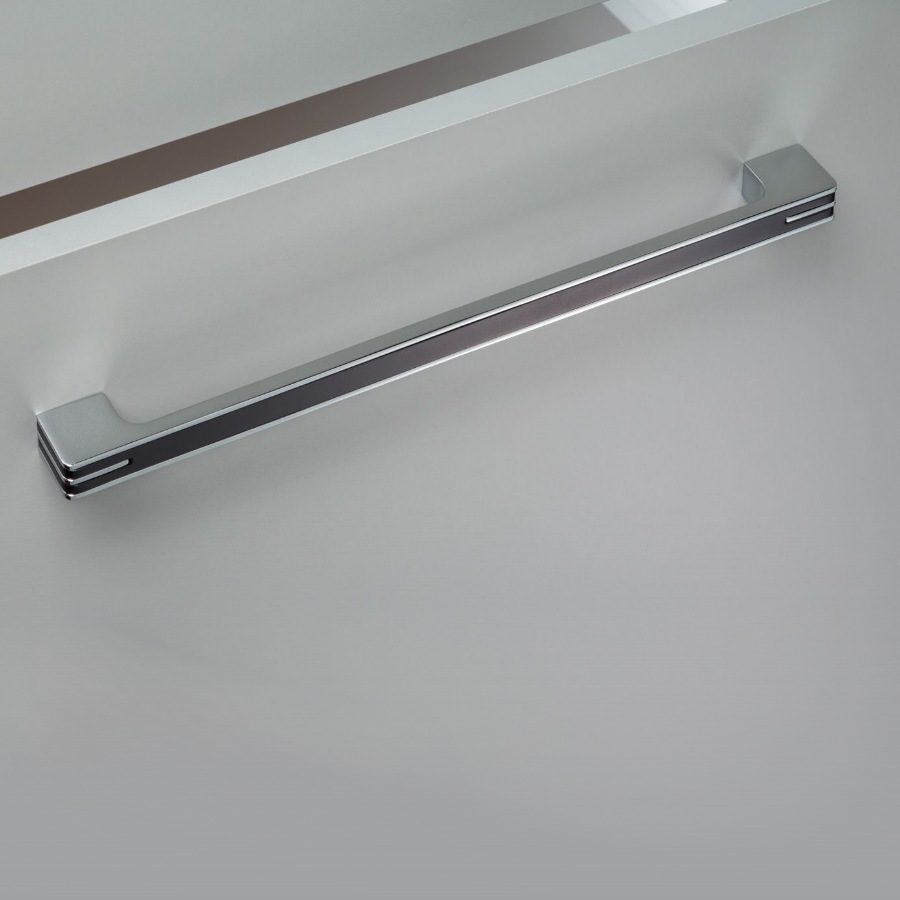 фото Ручка-скоба ЭРАГОН, 320 мм, хром/черный