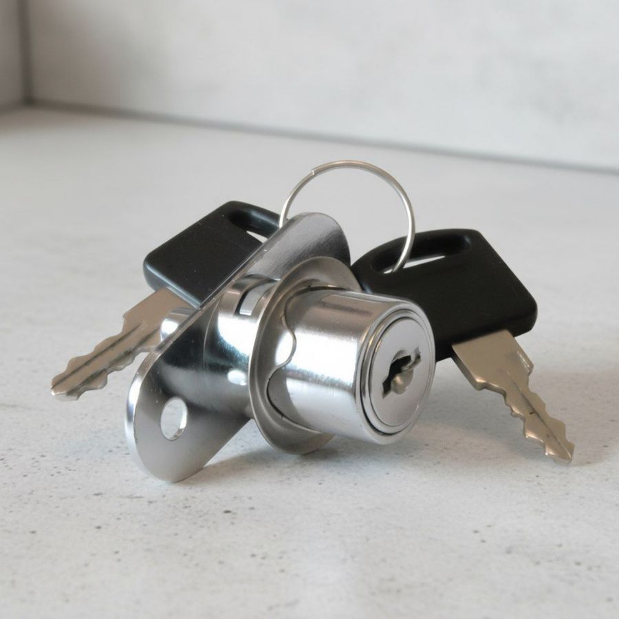 фото Замок LOCK.105.CR, хром, нажимной