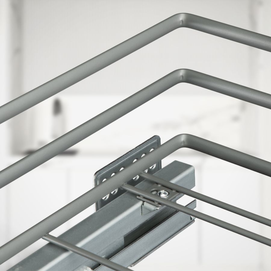 фото Выдвижная корзина VESPLINE двухуровневая в нижнюю базу 300 мм с доводчиком