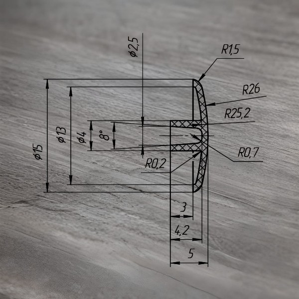 фото Заглушка под шестигранник №23