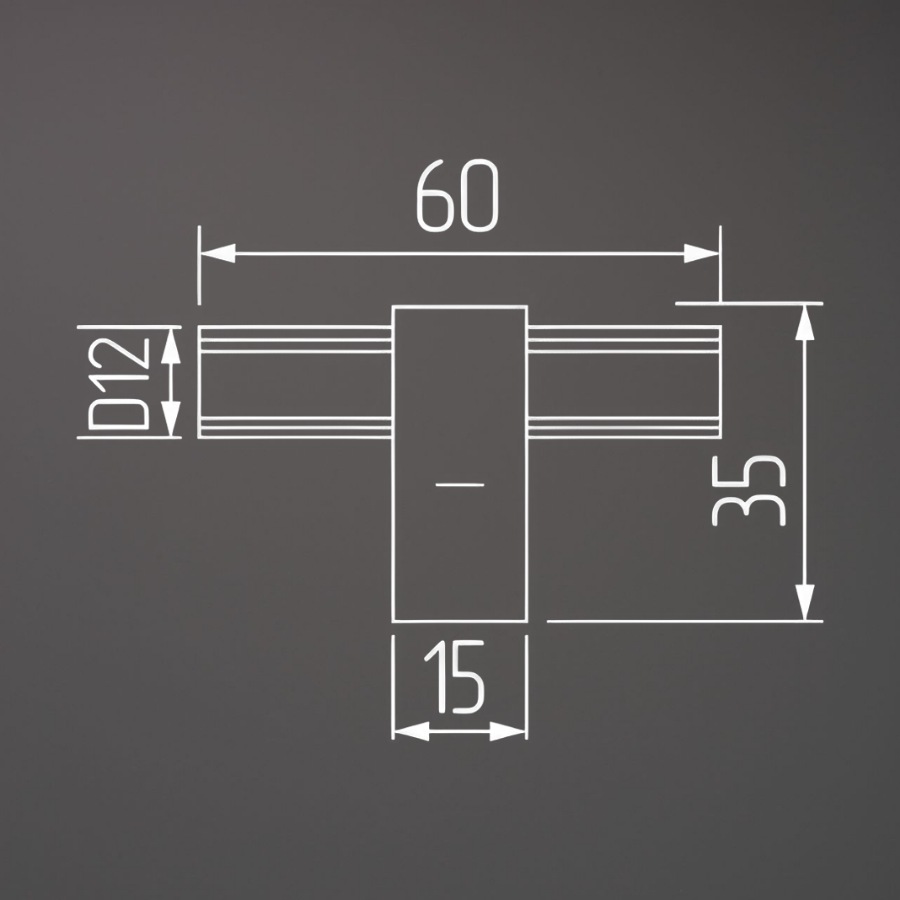 фото Ручка-кнопка АСТРЕЯ, золото браш
