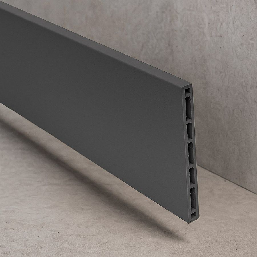 фото Профиль разделительный для организации кухонного ящика серый 60 мм х 2 м