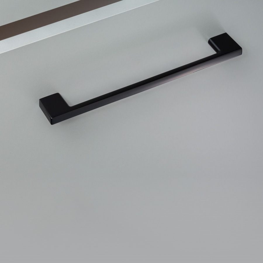 фото Ручка-скоба СИРИУС, 192 мм, черный матовый