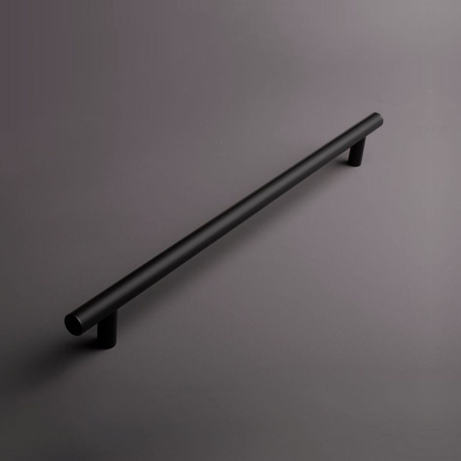 фото Ручка-рейлинг D=12 256/306, черный матовый