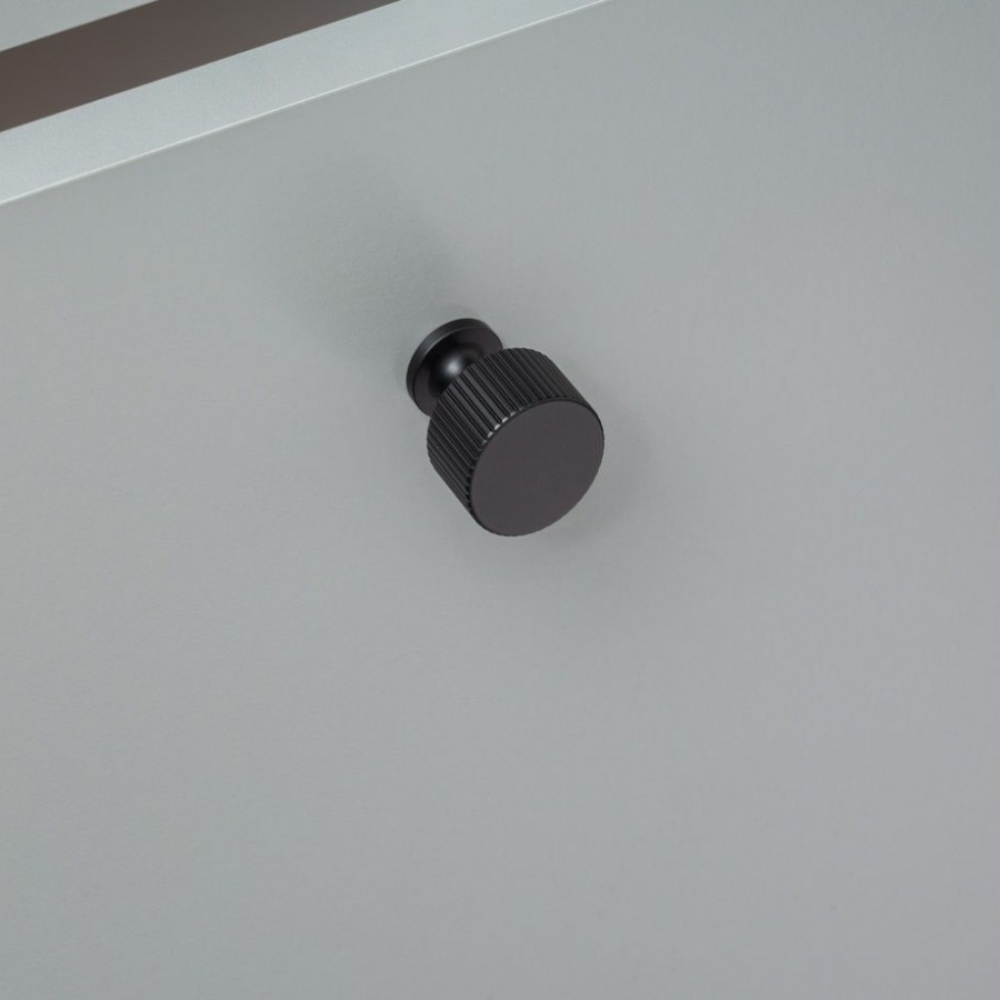 фото Ручка-кнопка АСТРЕЯ, черный матовый