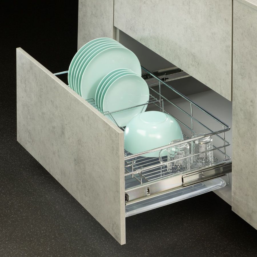 фото Посудосушитель в нижнюю базу 900 мм с доводчиком