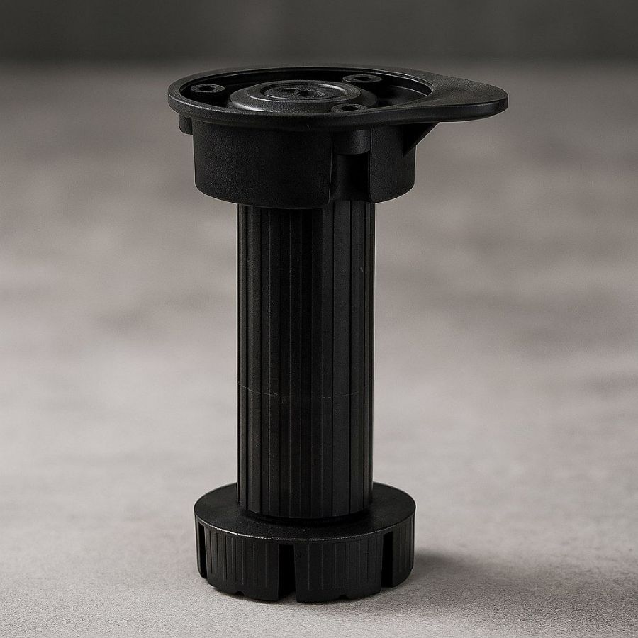 фото Опора кухонная 95-125мм, разборная, черная (без винта и клипсы)