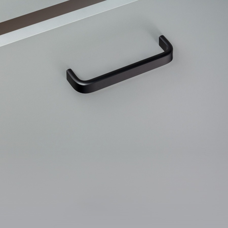 фото Ручка-скоба РИГЕЛЬ, 128 мм, черный матовый