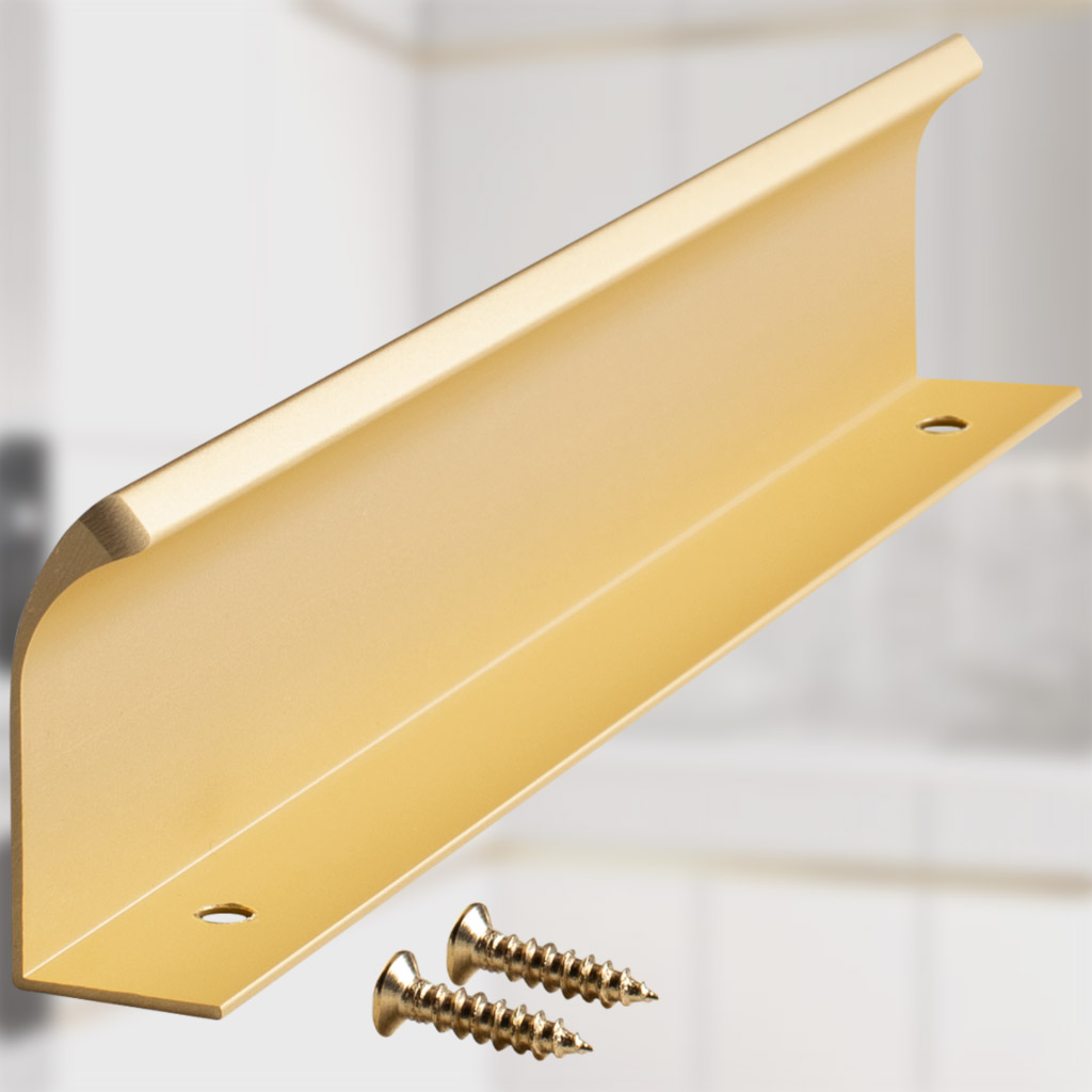 фото Ручка-скоба TITAN, 128/200 мм, золото браш