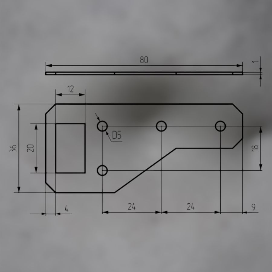 фото Навесная пластина универсальная