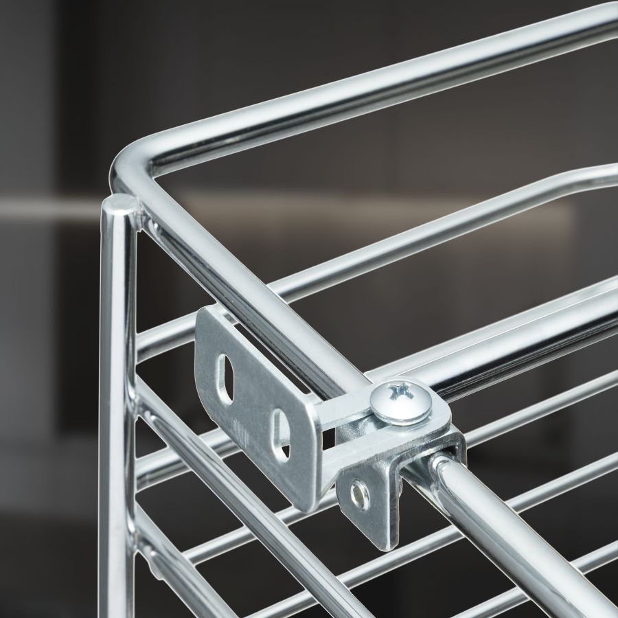 фото Выдвижная корзина трехуровневая в нижнюю базу 300 мм с доводчиком