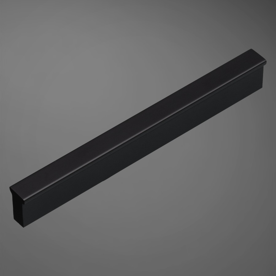 фото Ручка-скоба НЕФТИДА, 128 мм, черный матовый