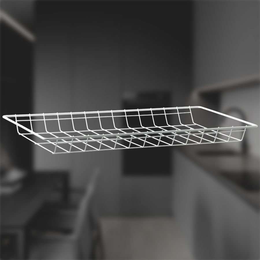 фото Посудосушитель белый в шкаф 400 мм