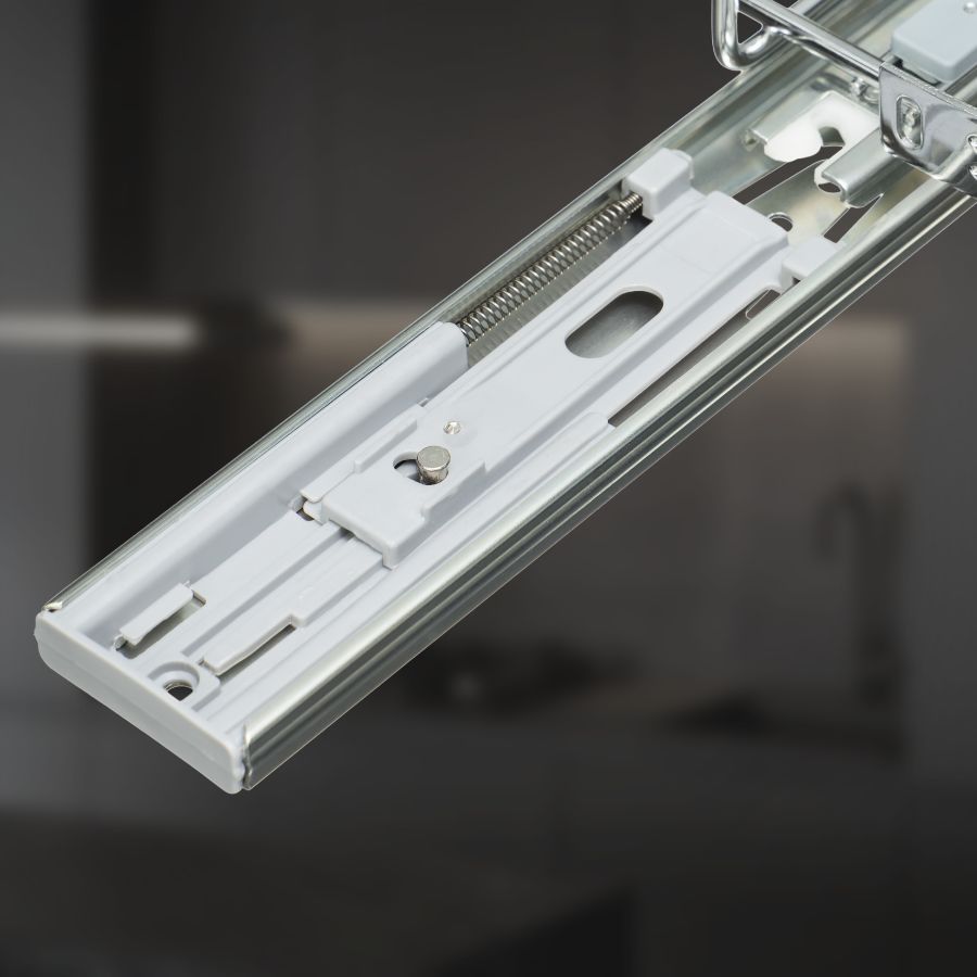 фото Выдвижная корзина двухуровневая в нижнюю базу 200 мм с доводчиком